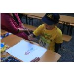Münchner Kindl Lauf 2011 - Malaktion: Julia Van Boemmel (7 Jahre): Prinzessin + Münchner Kindl
